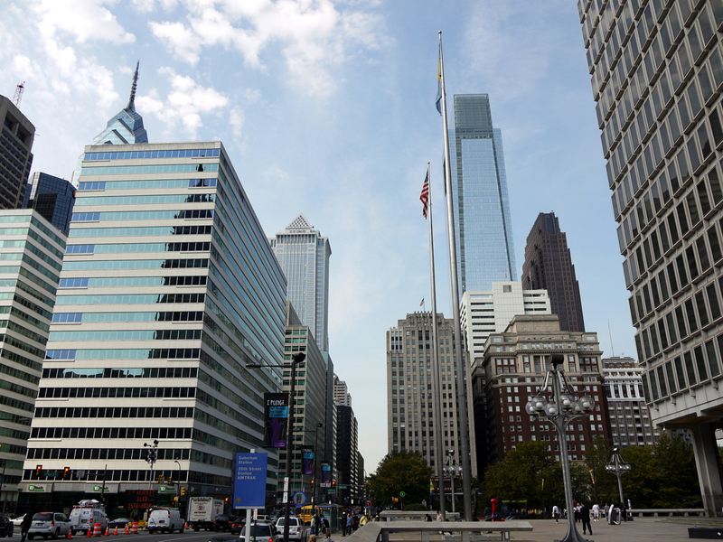 Philadelphia Central Business District The City Lane