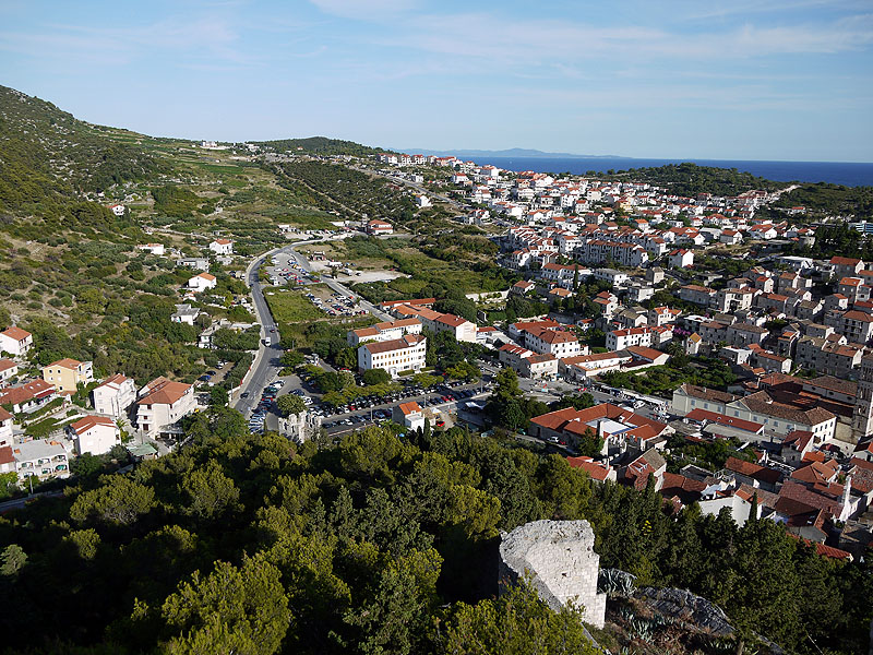 Hvar Fortress (Fortica Spanjola). Hvar, Croatia