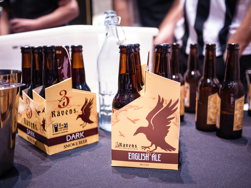 3 Ravens Brewing Company. Victorian Microbreweries Showcase. Federation Square, Melbourne.