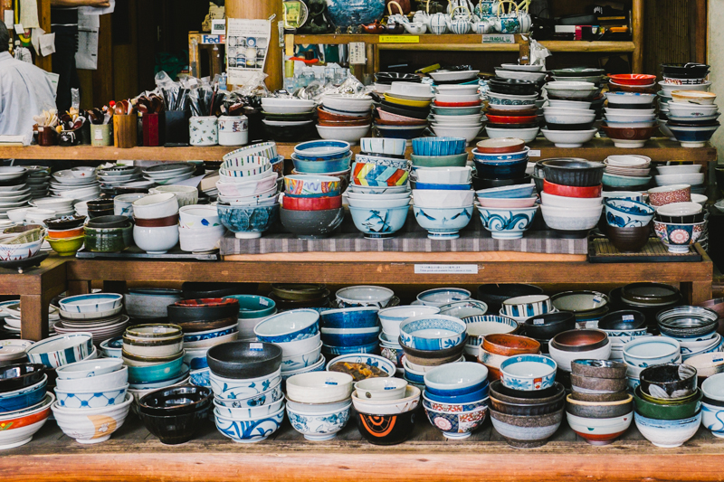 Japanese Tableware Shop, KOSAI at Kappabashi Kitchenware Town in Kappabashi  Street