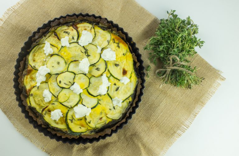 Zucchini & Ricotta Tart: Recipe