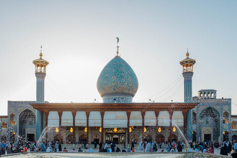 shah cheragh mirrored mosque shiraz iran