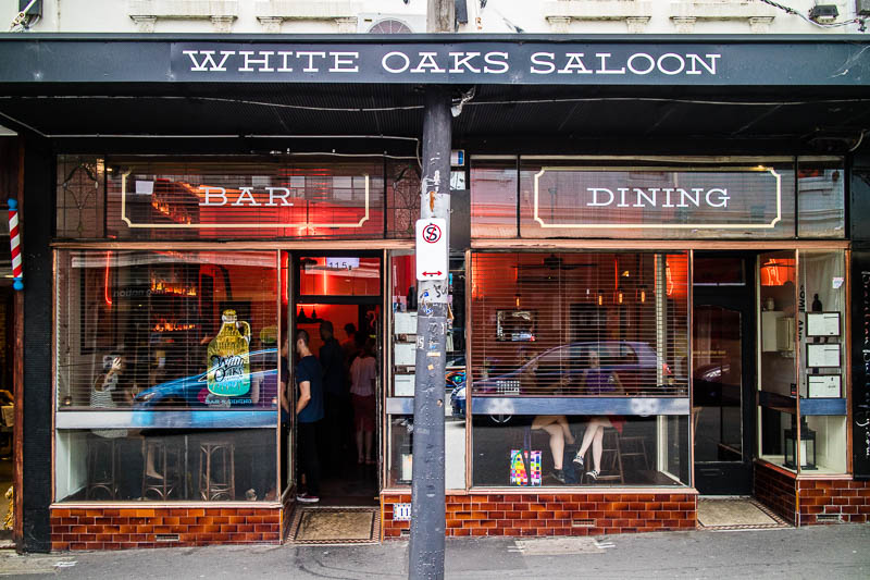 white oaks saloon prahran review