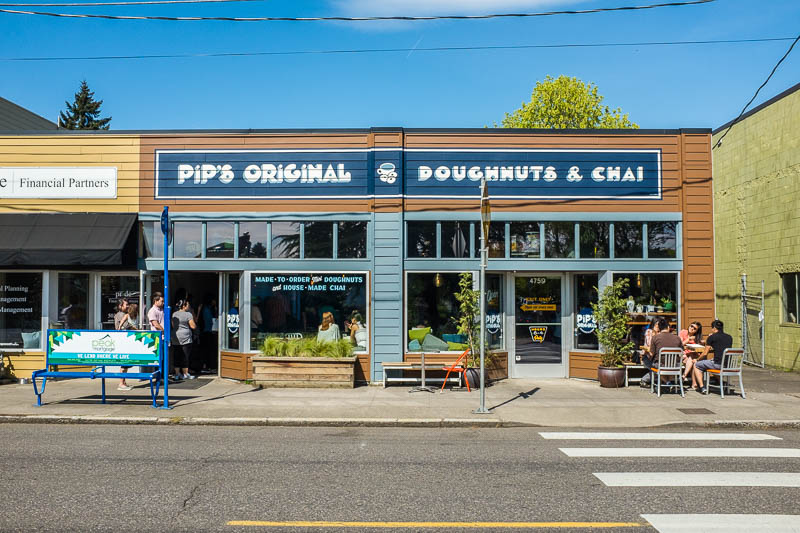 pip's original doughuts rose city park portland review