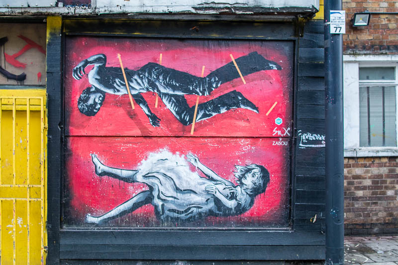 east london street art walk
