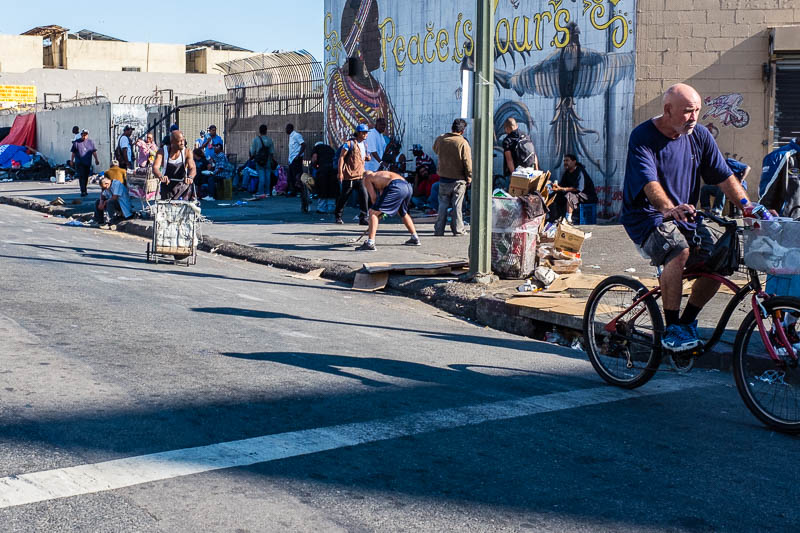 skid row homeless camps