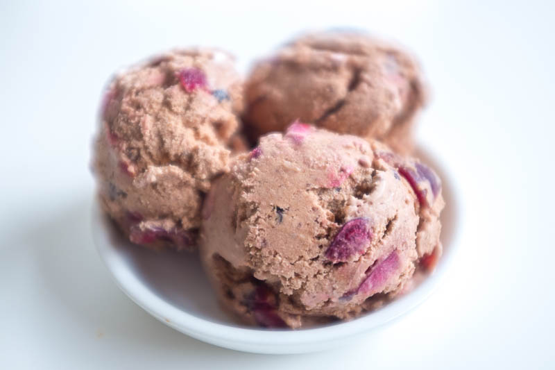 chocolate coconut cherry ice-cream recipe