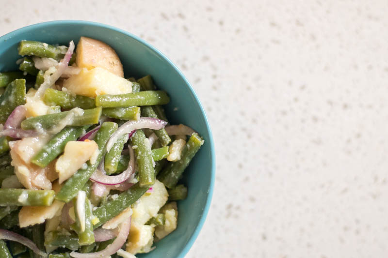 green bean potato salad
