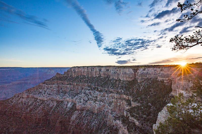sunrise grand canyon