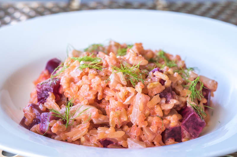 beetroot fennel risotto recipe
