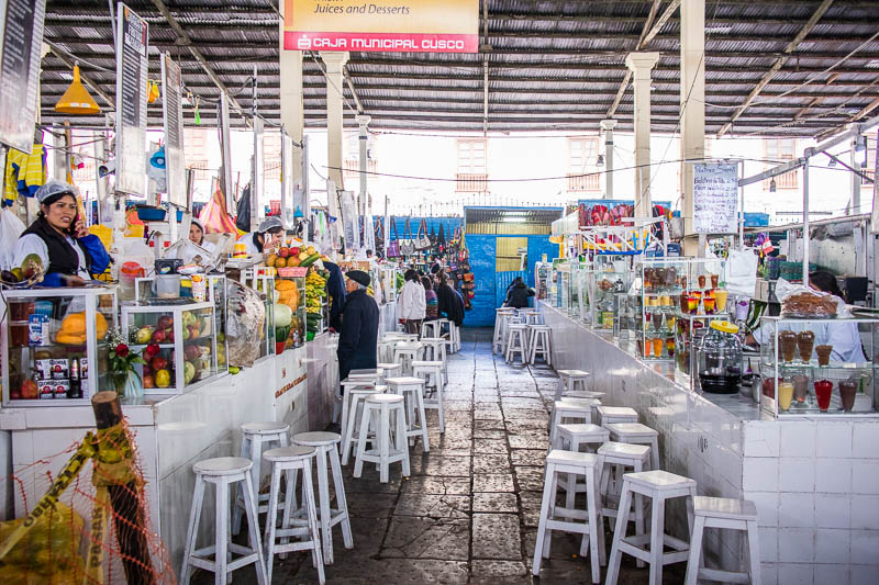 mercado central de san pedro de cusco