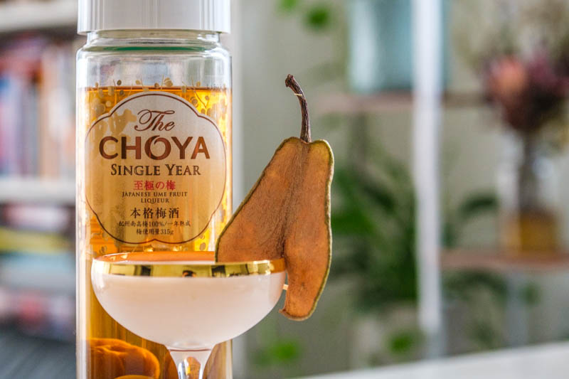 choya single year pear creme recipe