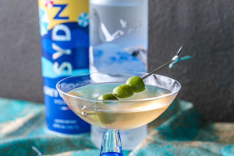 grey goose elderflower dirty martini recipe