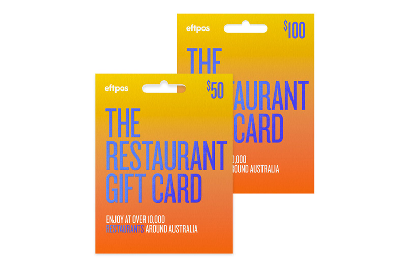 the restaurant card