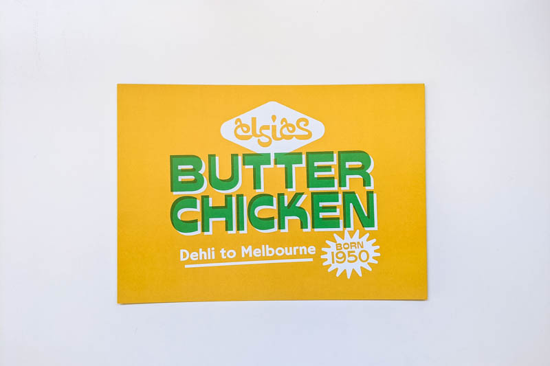 elsie's with love butter chicken