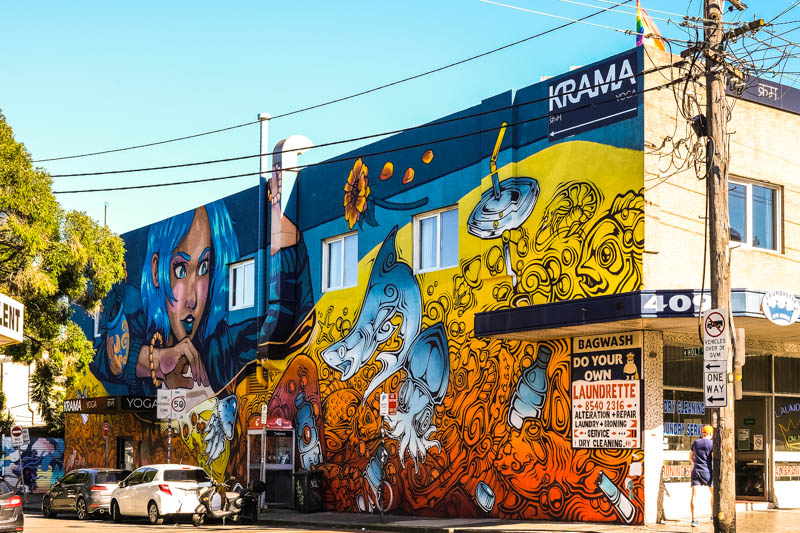 newtown street art guide sydney