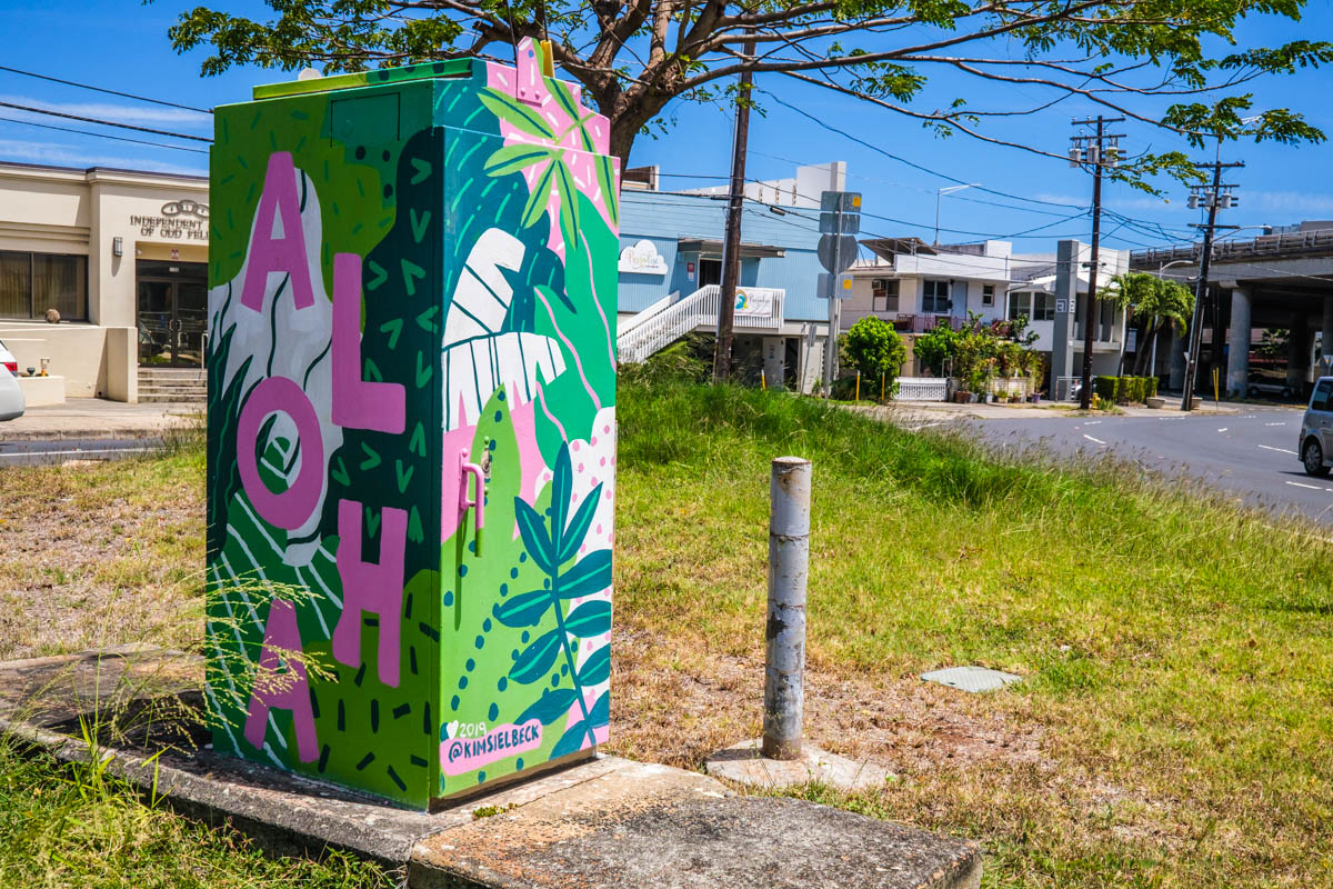 honolulu street art mural box
