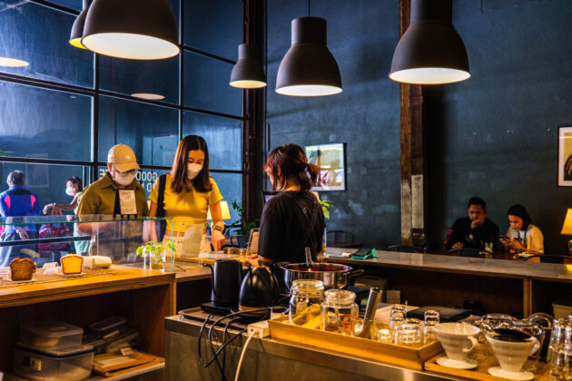 a coffee roaster by li-bra-ry charoen krung