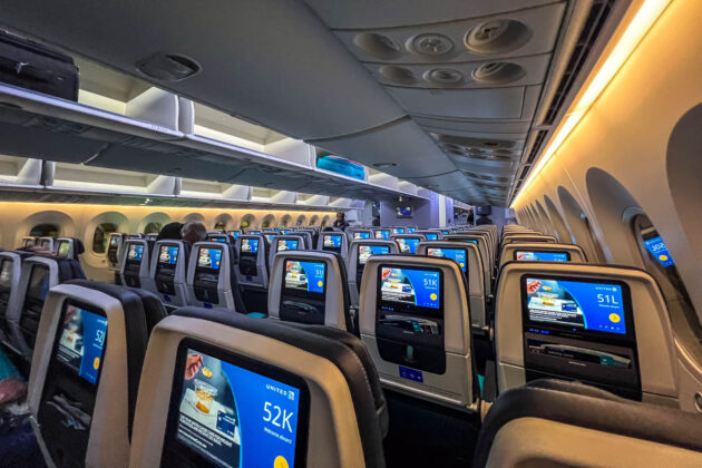 flying united airlines economy class from san francisco to melbourne