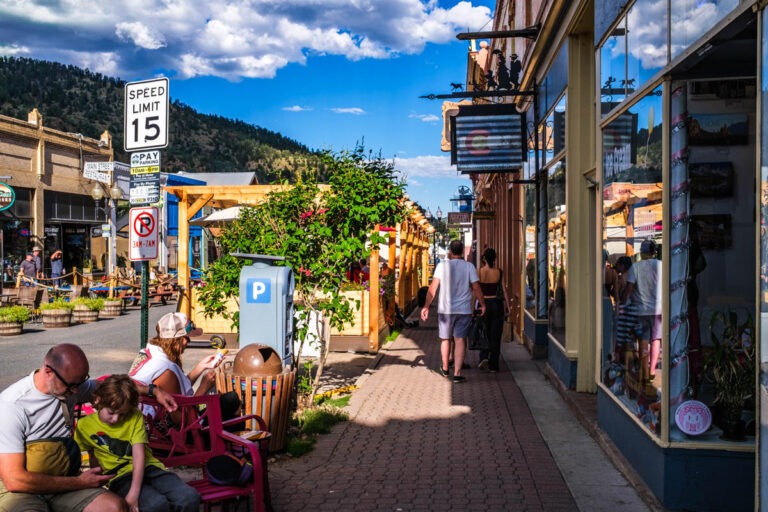 The Historic Town Of Idaho Springs