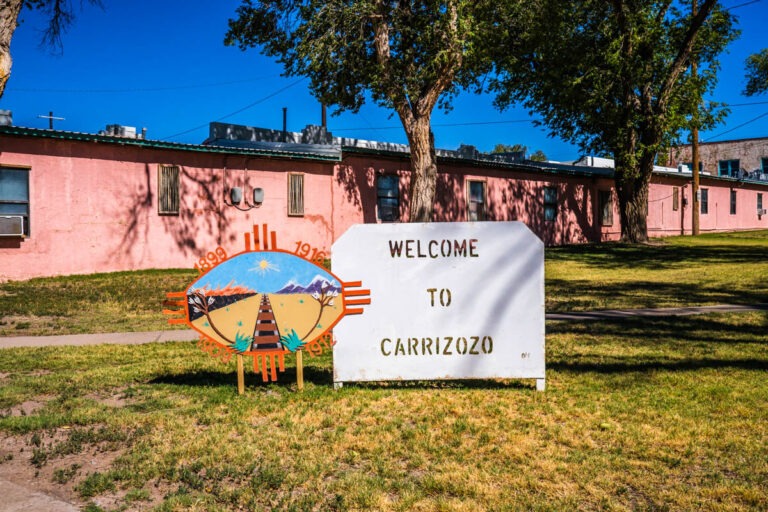 Stumbling Across The Town Of Carrizozo