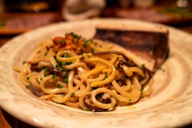 pasta udon at sg low shibuya