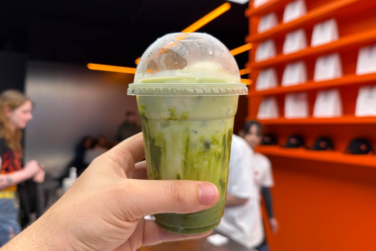supa baga southbank matcha float